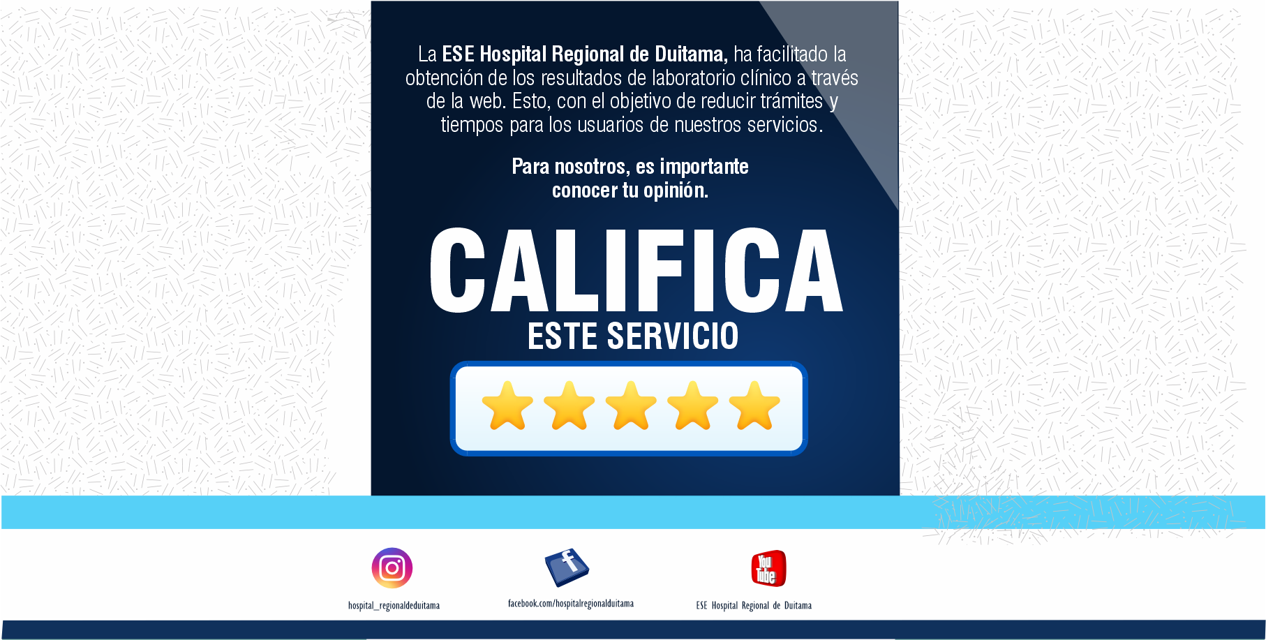 Califíca nuestro servicio